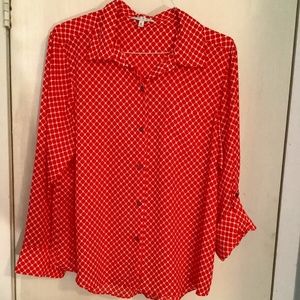Chaus button down blouse Xlg